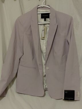 Banana Republic Lavender Single-Button Blazer